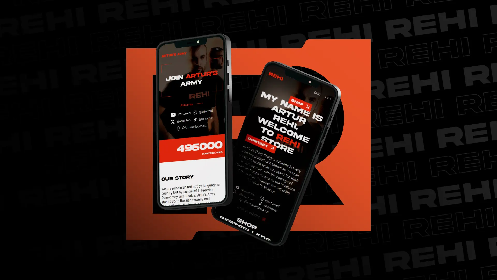 Artur Rehi koduleht kujundus VDIsain