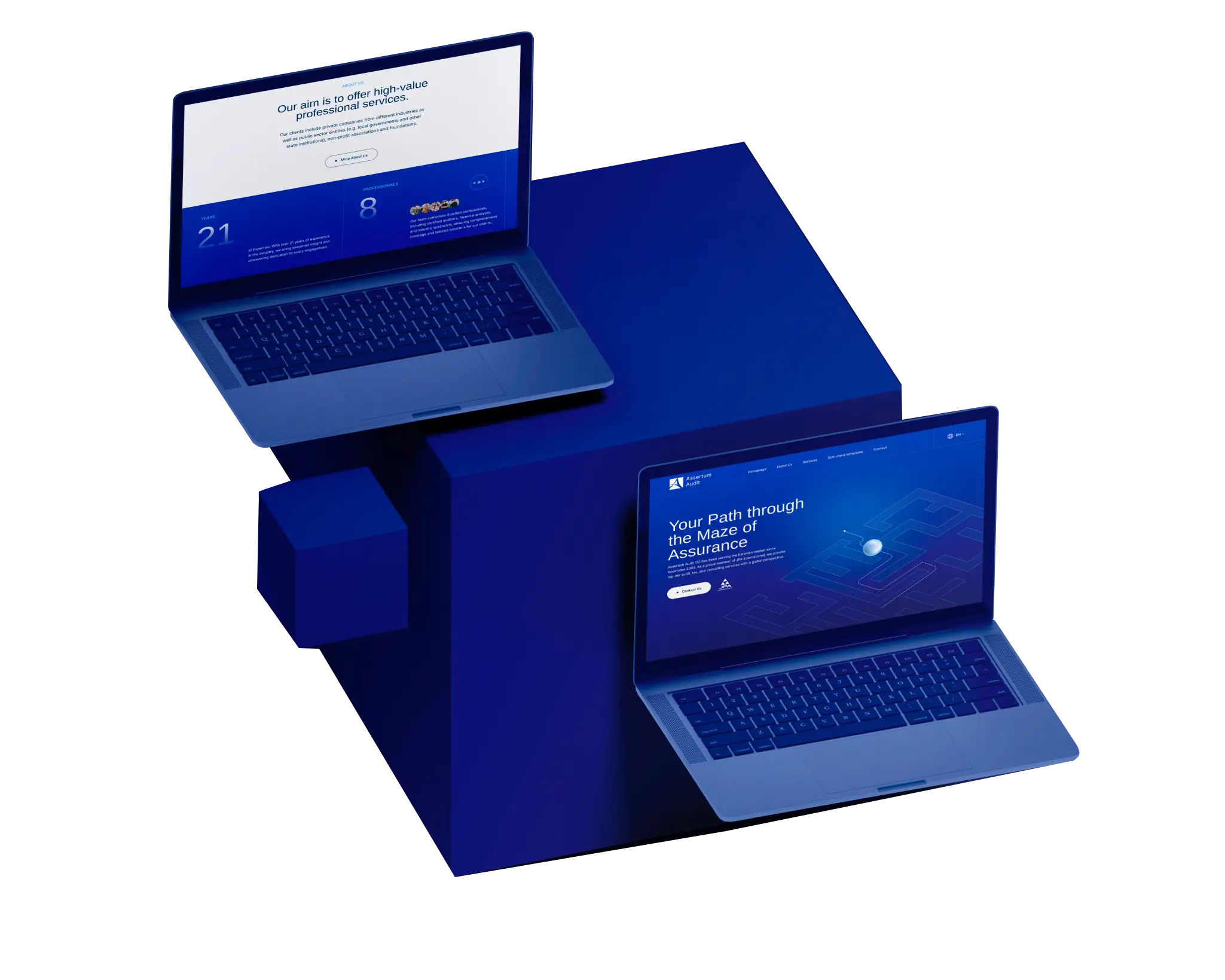 Assertum Audit logo kujundus VDisain