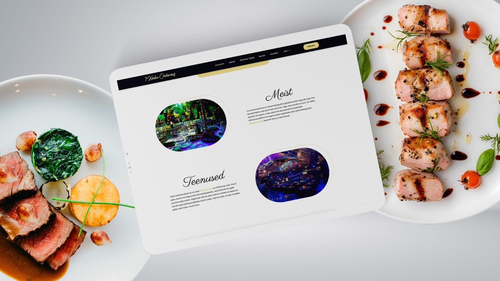 7kaiku-juhtumiuuring tahvelarvutis avatud veebileht VDisain